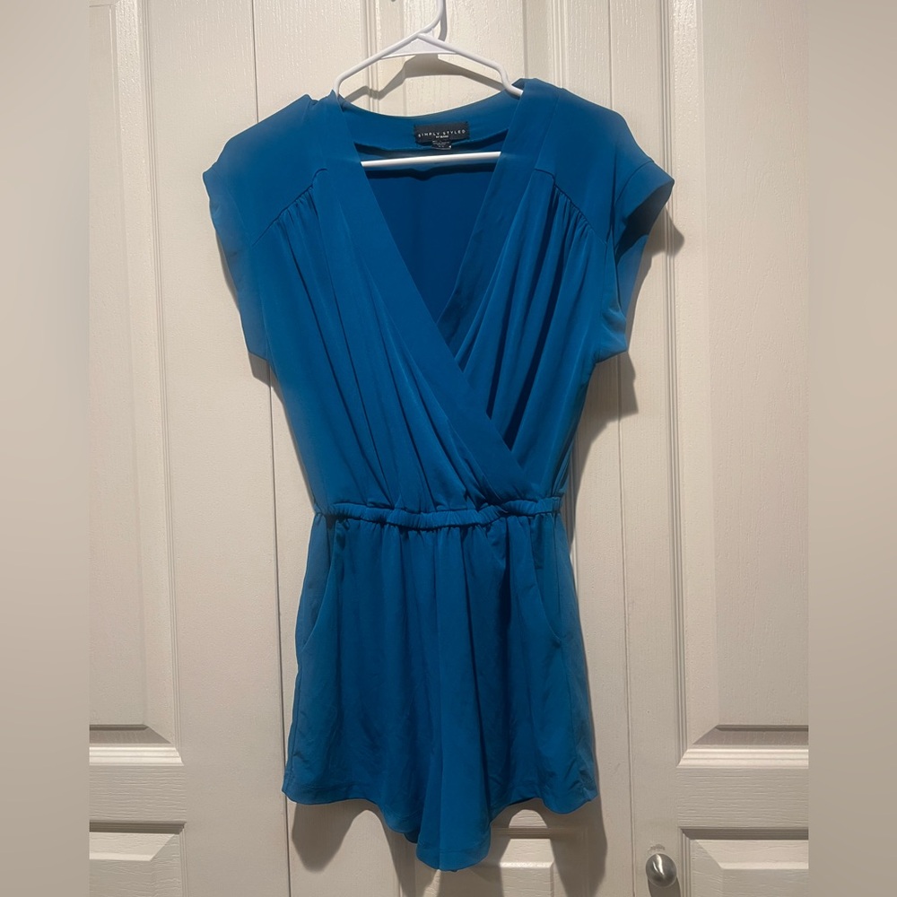 Royal blue jumpsuit
